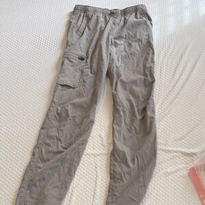 Kids Large Grey REI Waterproof Hiking Pants